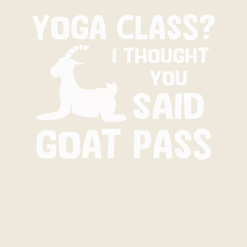 Yoga Class Or Goat Pass
