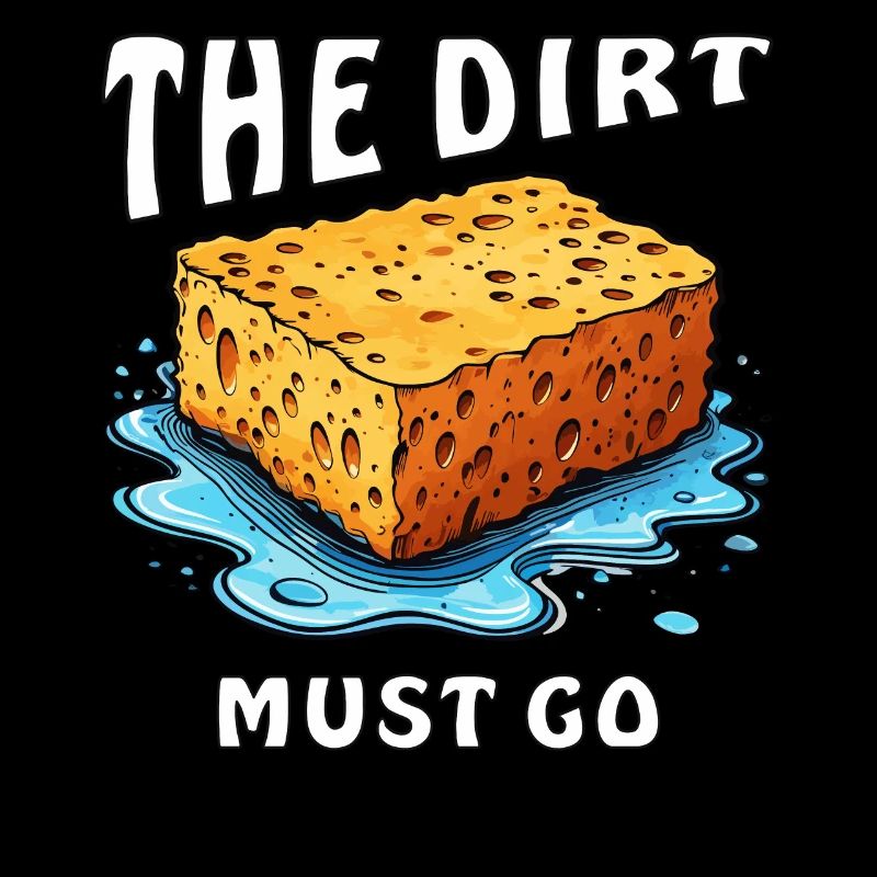 SPONGE THE DIRT MUST GO