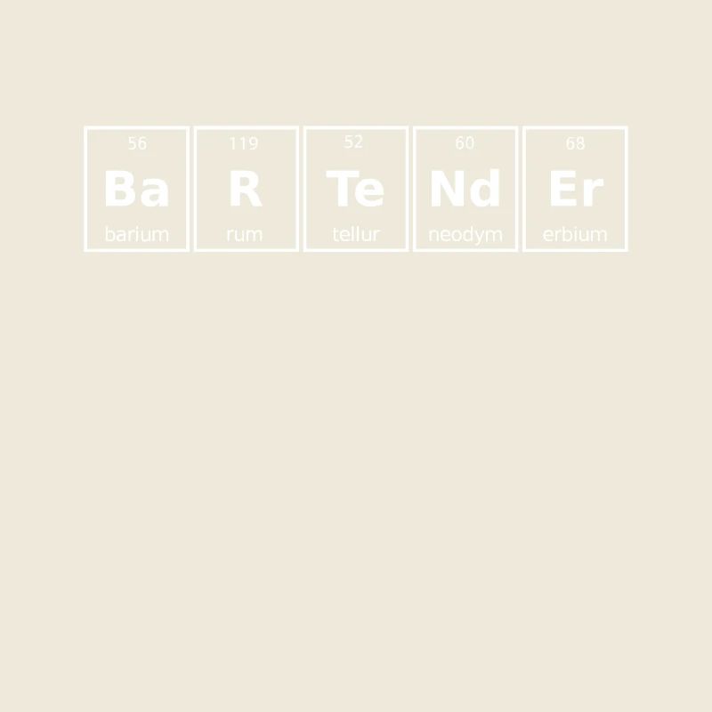Bartender Mixologist Elements