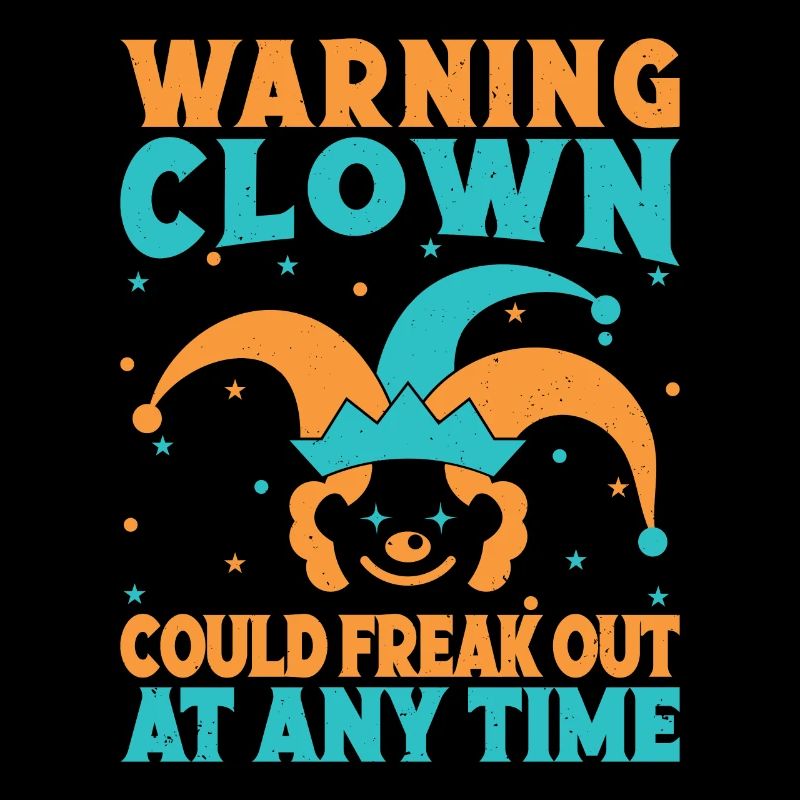 Clown Freak Out Circus Performer Gift Idea