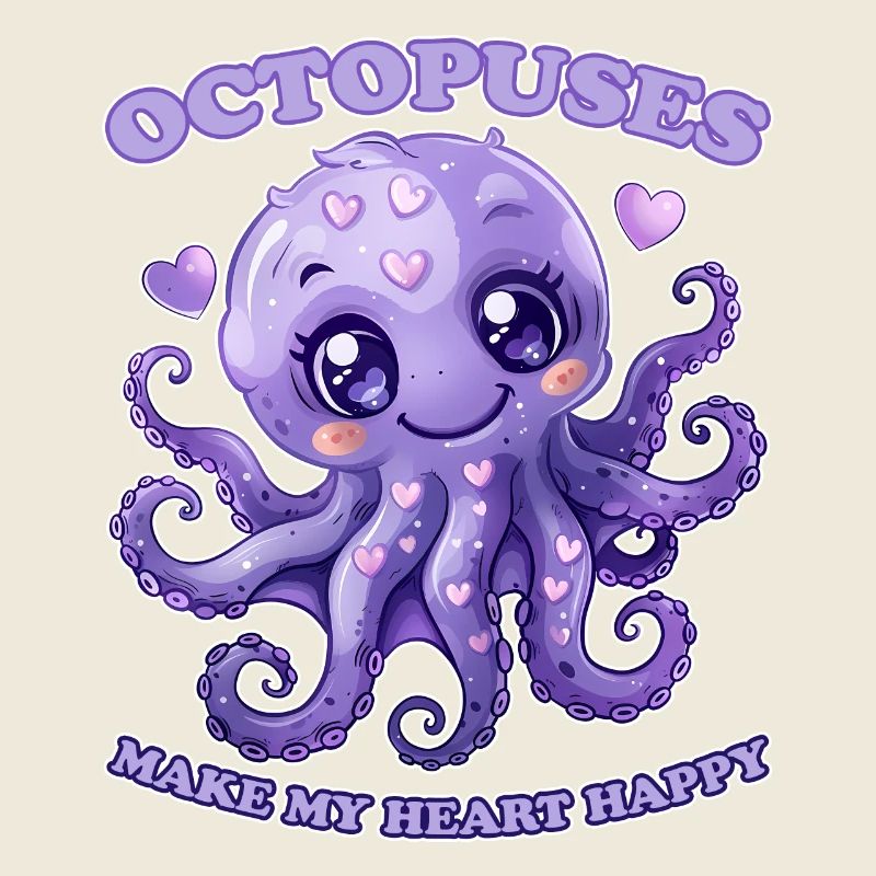 Funny Octopus Cephalopod Squid Gift
