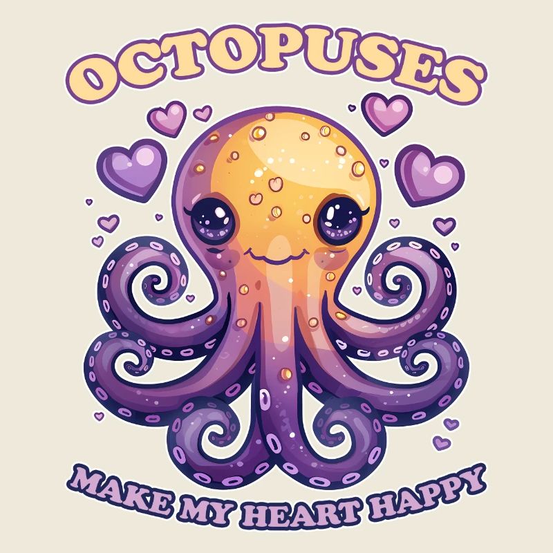 Funny Octopus Cephalopod Squid Gift