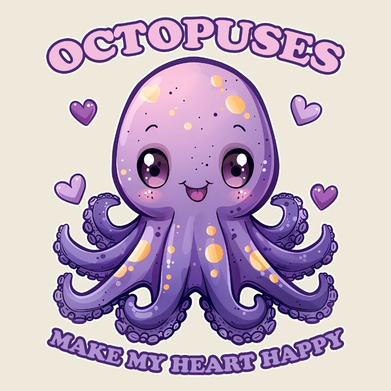 Funny Octopus Cephalopod Squid Gift