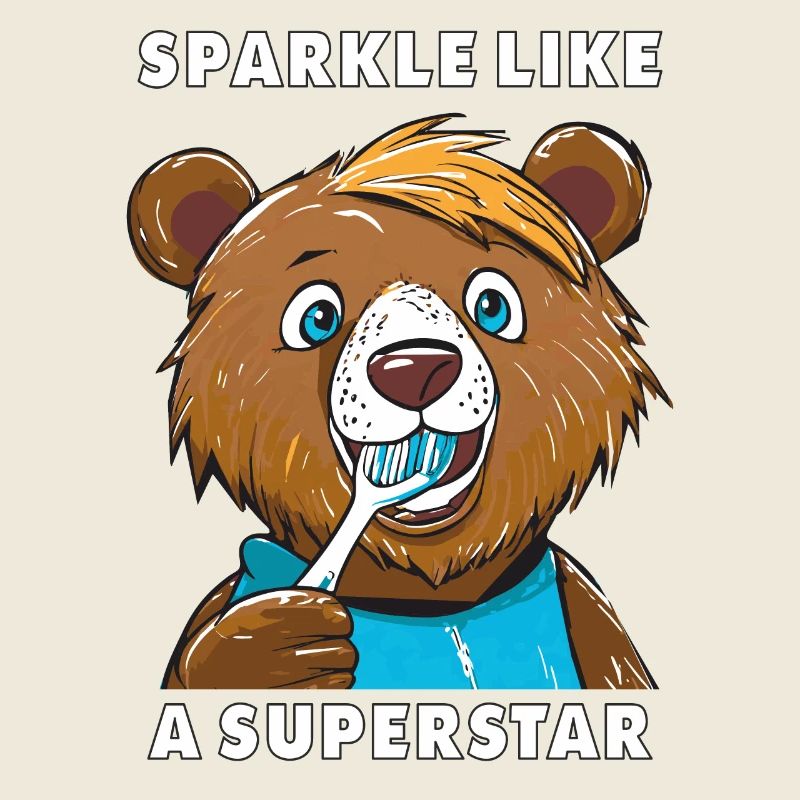 BEAR SPARKLE LIKE A SUPERSTAR