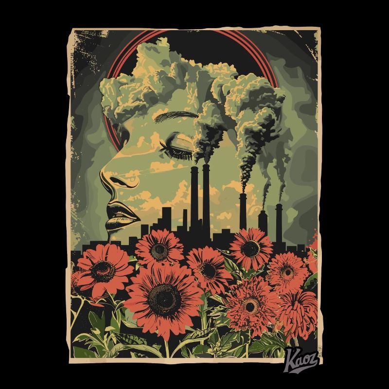 Propaganda Style industrielle Blumen