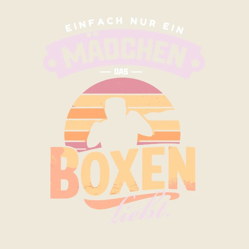 Nur ein Mädchen, das Boxen liebt