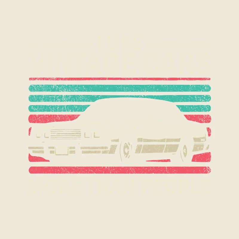 Ich mag Oldtimer mehr als Menschen Lustiger Oldtimer