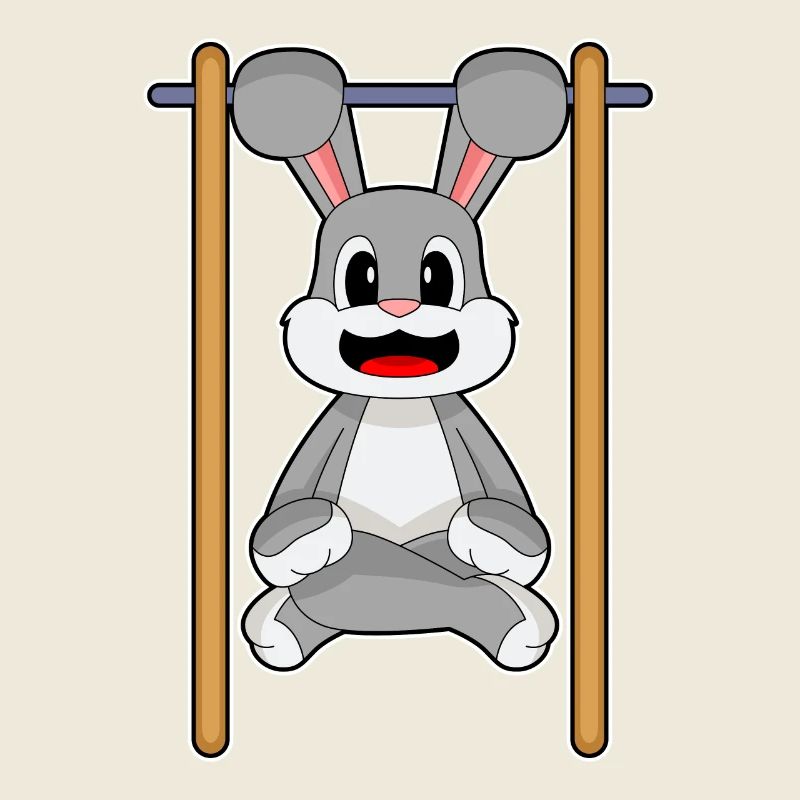 Bunny Bodybuilder Tractions Musculation