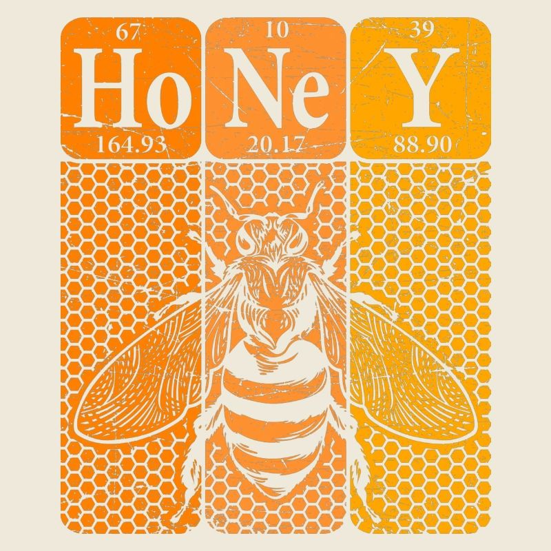 Honig Periodensystem Elemente Retro