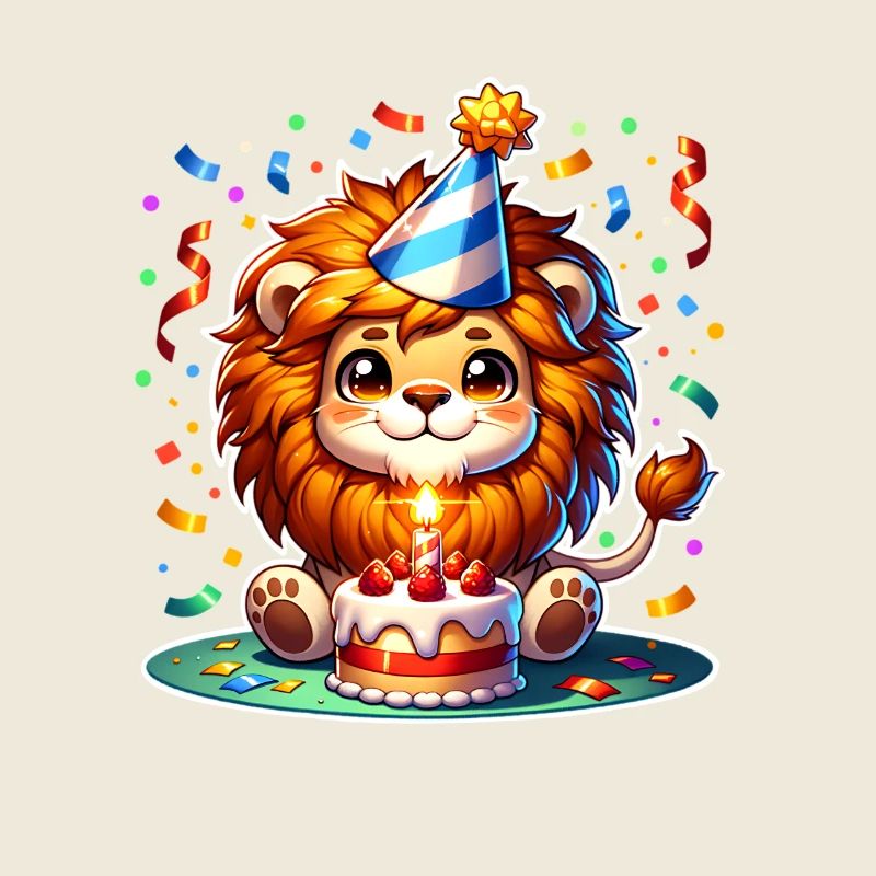 Leo Birthday Confetti
