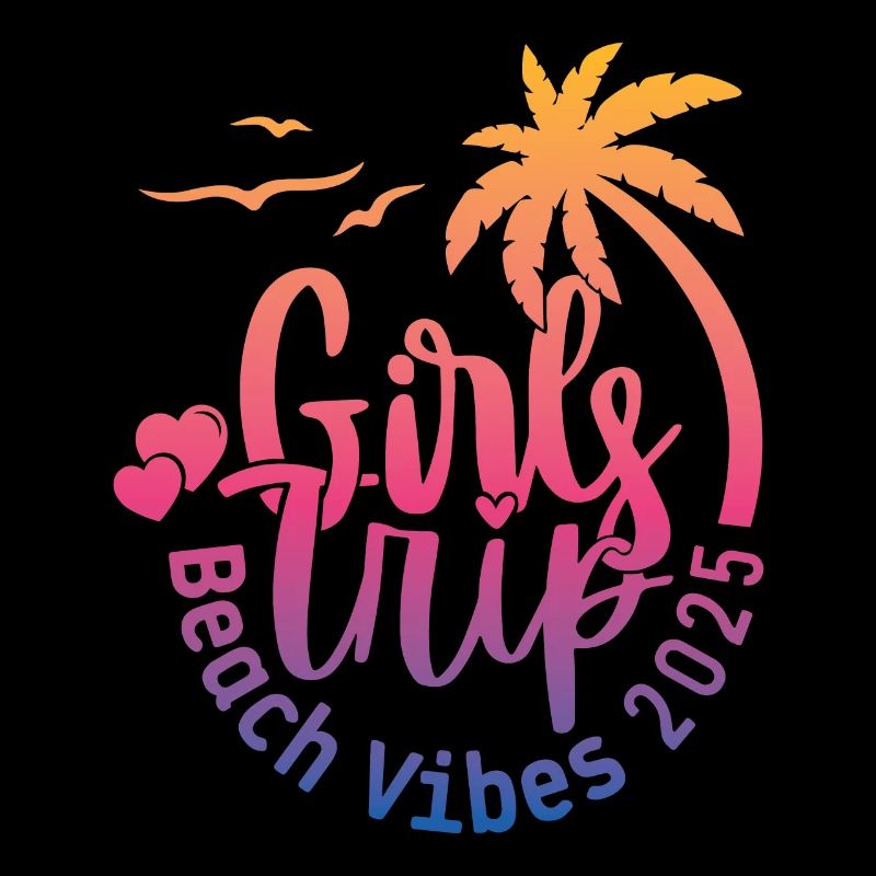 Weekend Girls Trip Beach Vibes 2025
