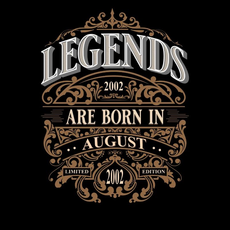 2002 Août Né Anniversaire Année de naissance