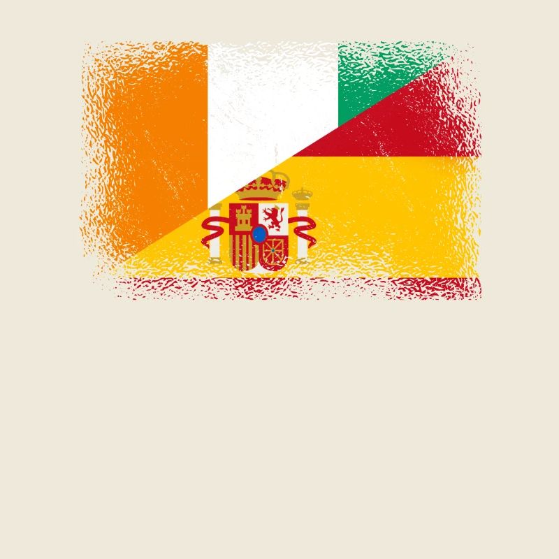 Côte d'Ivoire Spain Flag