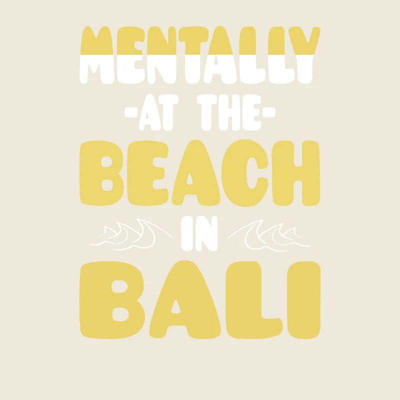 Souvenir de vacances à Bali Beach