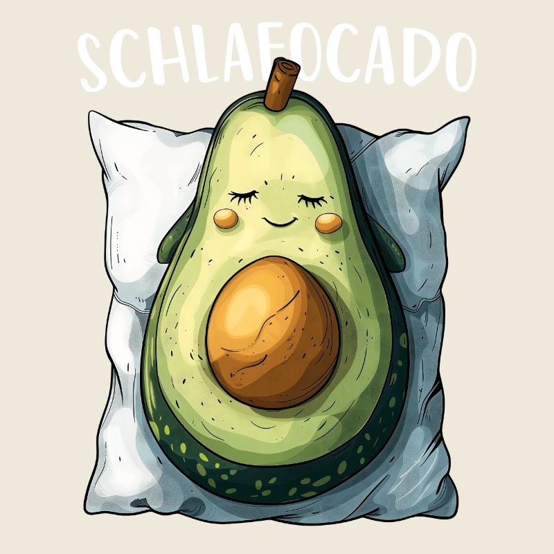 Avocado Schlafocado Morgenmuffel Kaffee Geschenk