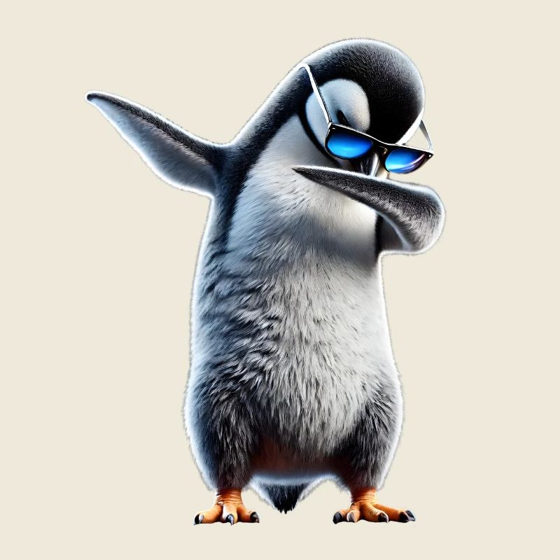 Funny Dabbing Penguin Dancing Animal Lover Dab