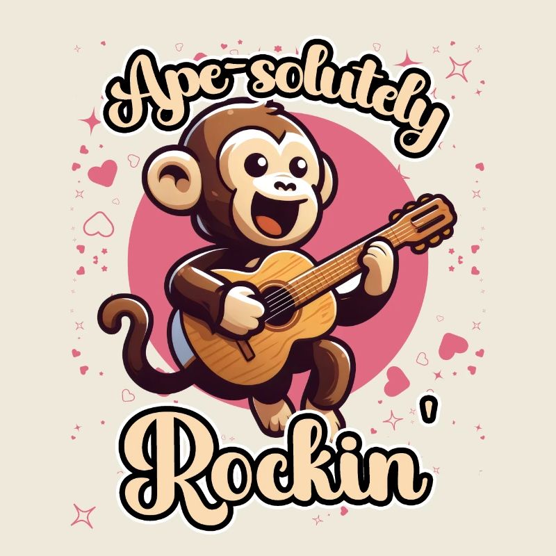 Ape-solutety Absolutely Rockin' Monkey Gitarre