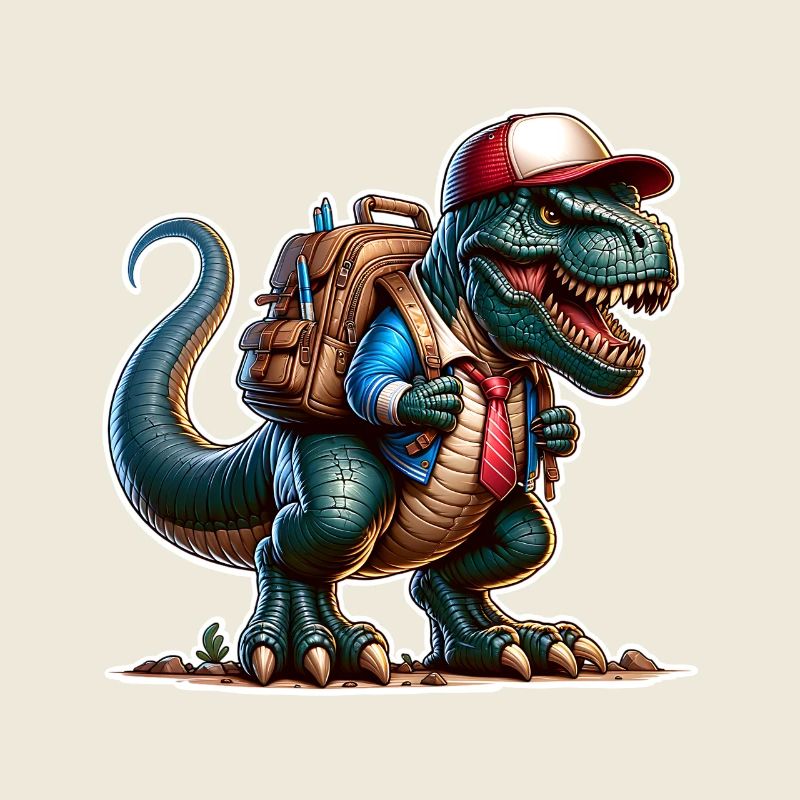 Dinosaurier Schule Einschulung