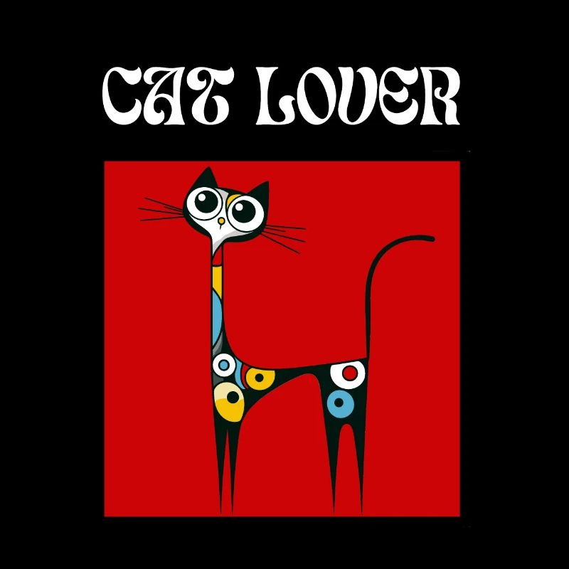 Chat Miró Artiste Art Propriétaire de chat Mignon