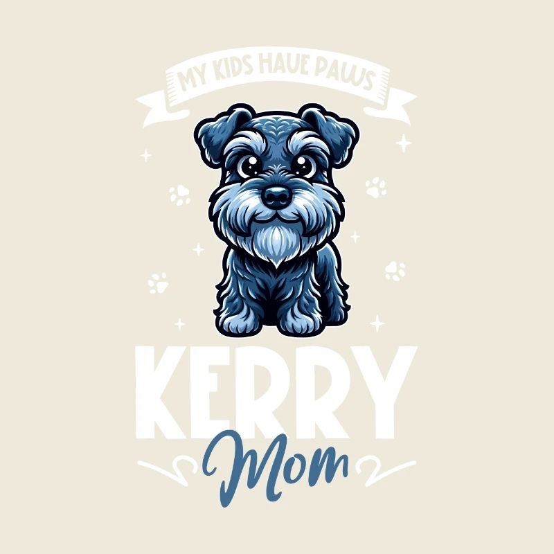 Kerry Blue Terrier Maman