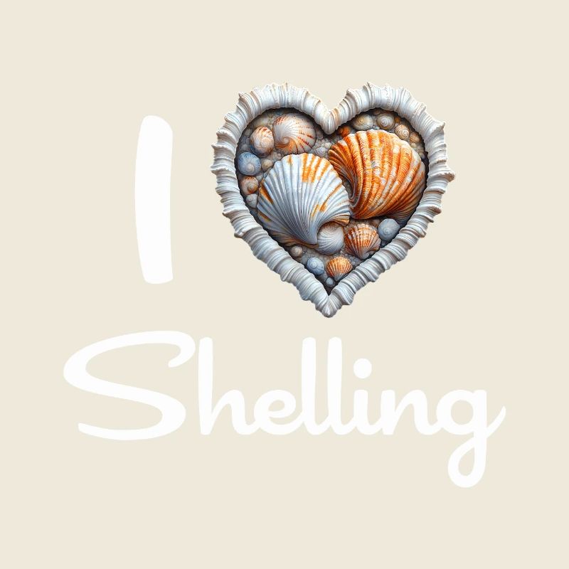 I Love Shelling Shells Shell Collector Gift