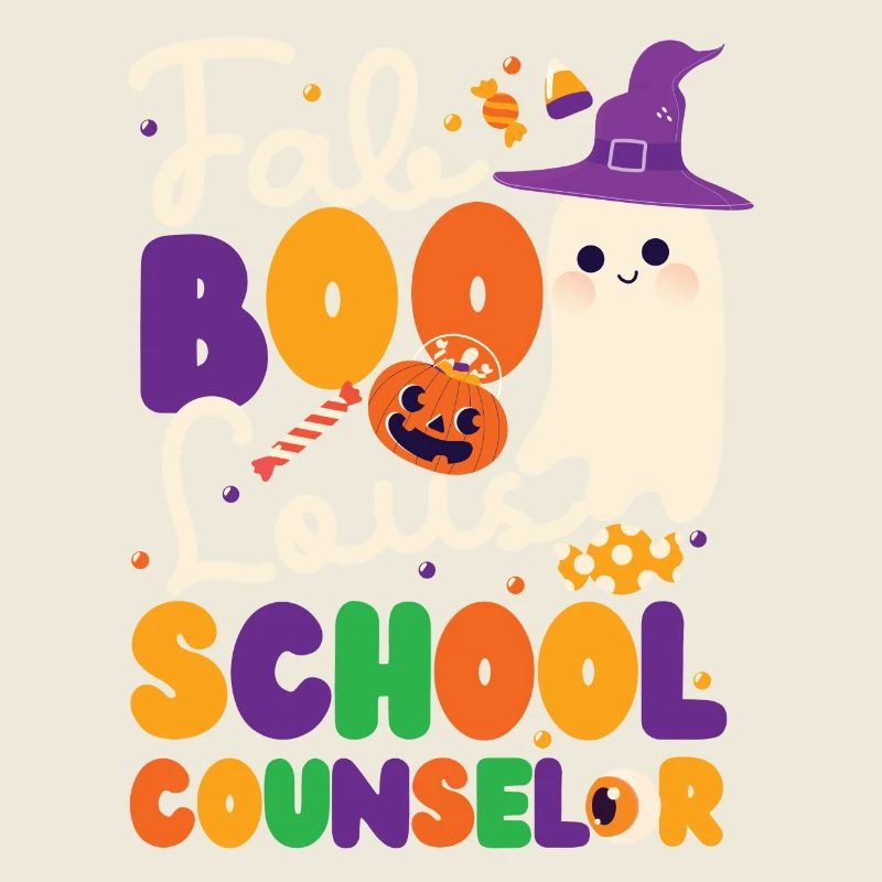 School Counselor Halloween Ghost