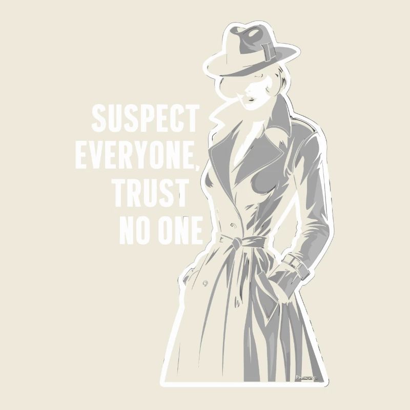 Suspect Everyone Trust No One Murder Mystery