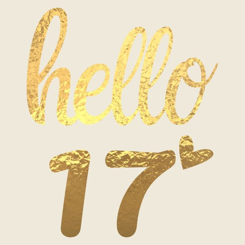 Hello 17 doré