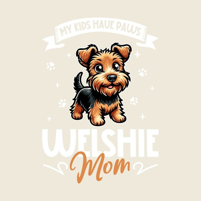 Maman Welsh Terrier