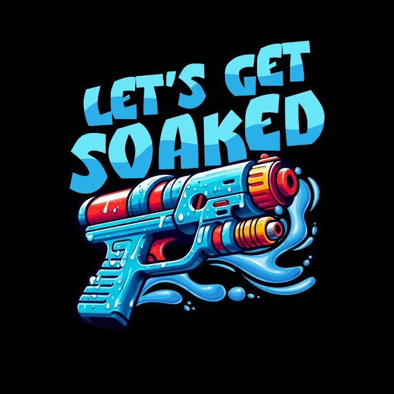 Let’s Get Soaked Water Fun Pistolet à eau d’été