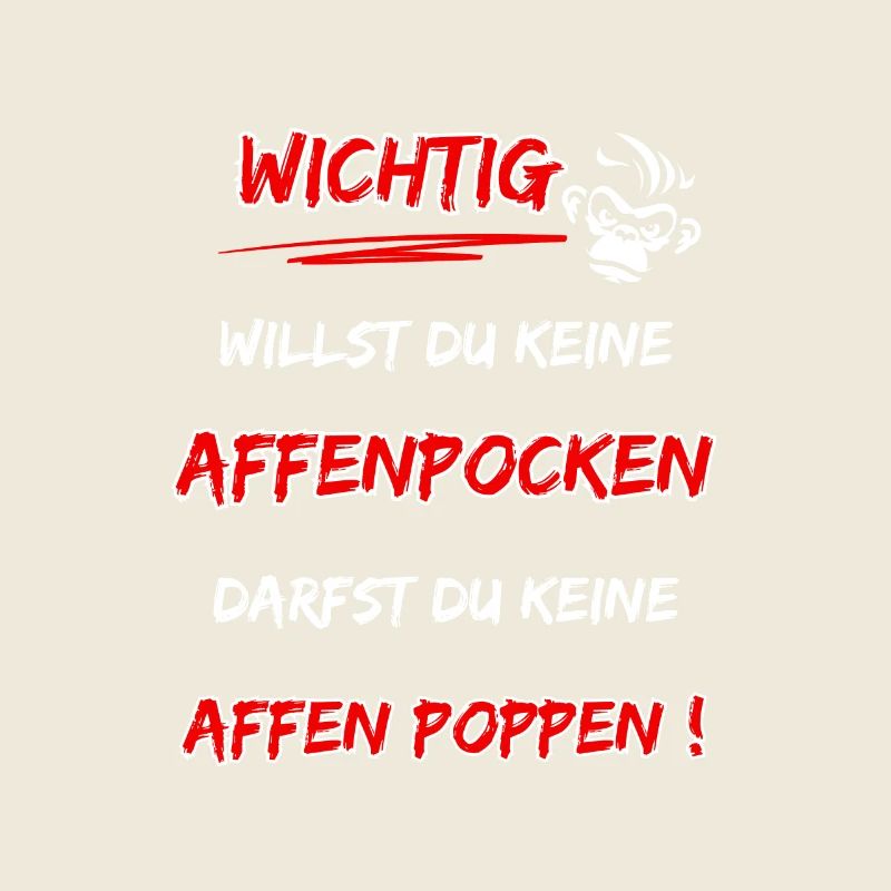 sarkastischer Affenpocken Spruch