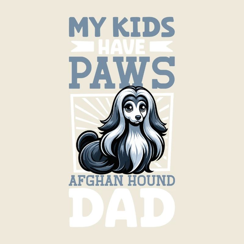 Papa lévrier afghan