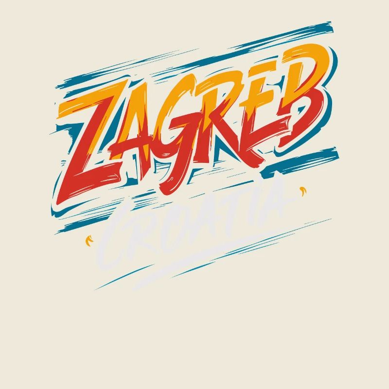 Zagreb Croatia Souvenir Artwork