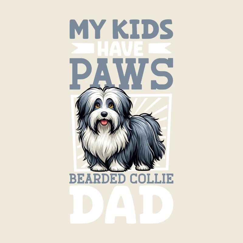 Papa Bearded Collie