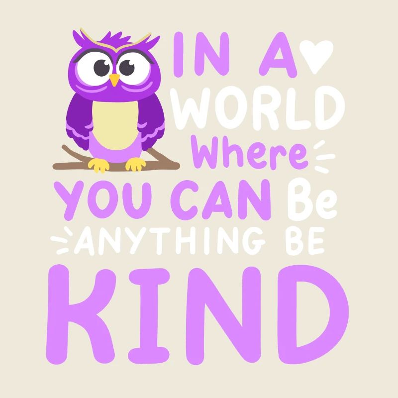 Eule Sei Nett Freundlichkeit