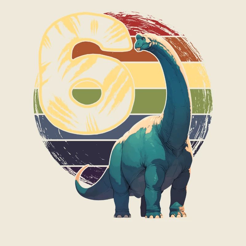 Brachiosaure 6 ans 6e anniversaire