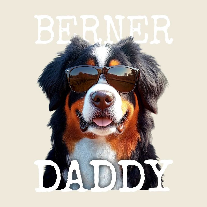 Berner Sennenhund Dad Papa Vatertag Berner Daddy