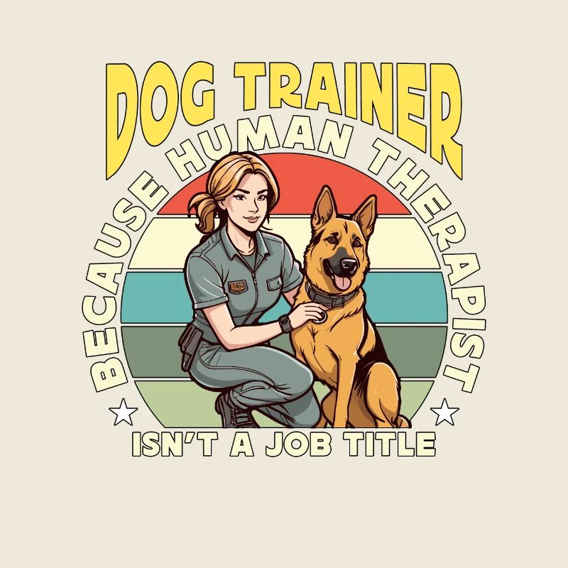 Dresseur de chiens Parce que thérapeute humain Propriétaire de chien