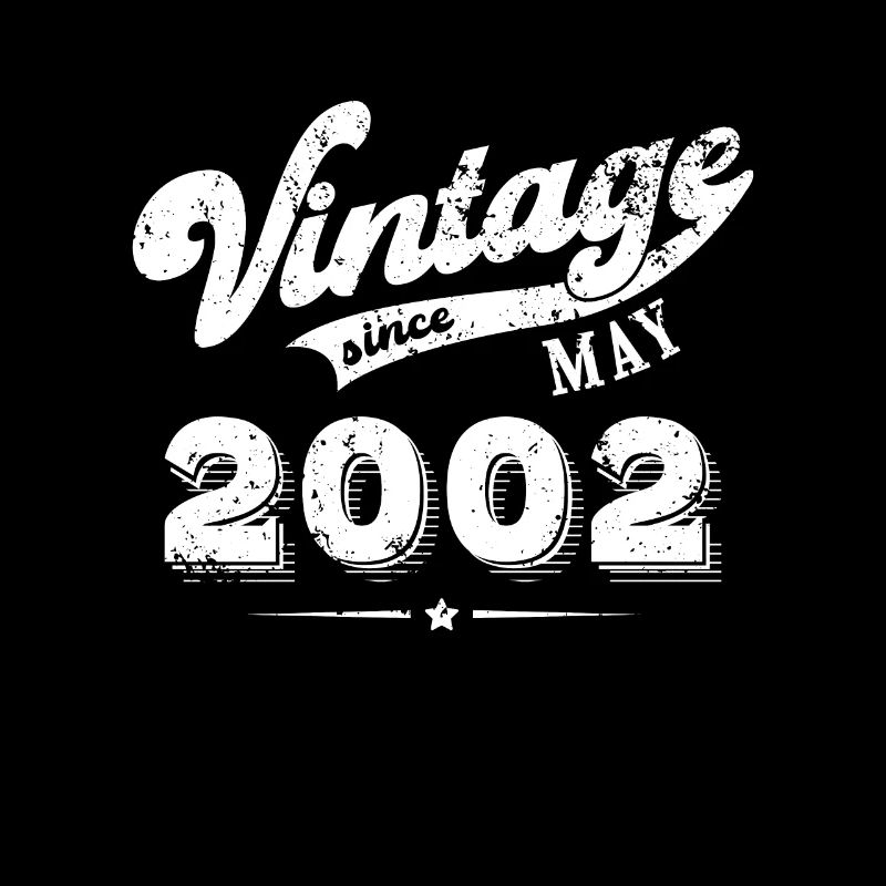 Vintage since May 2002 Geburtstag Geschenk
