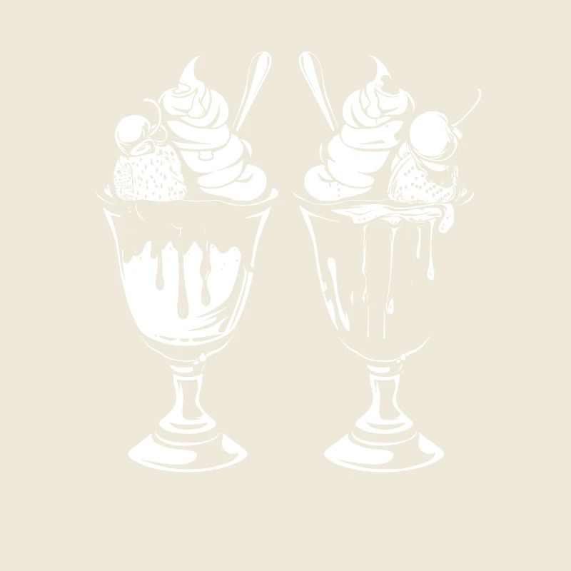 Eisbecher Grafik