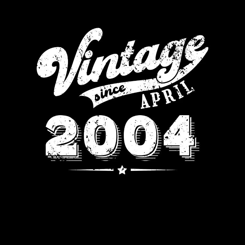 Vintage since April 2004 Geburtstag Geschenk