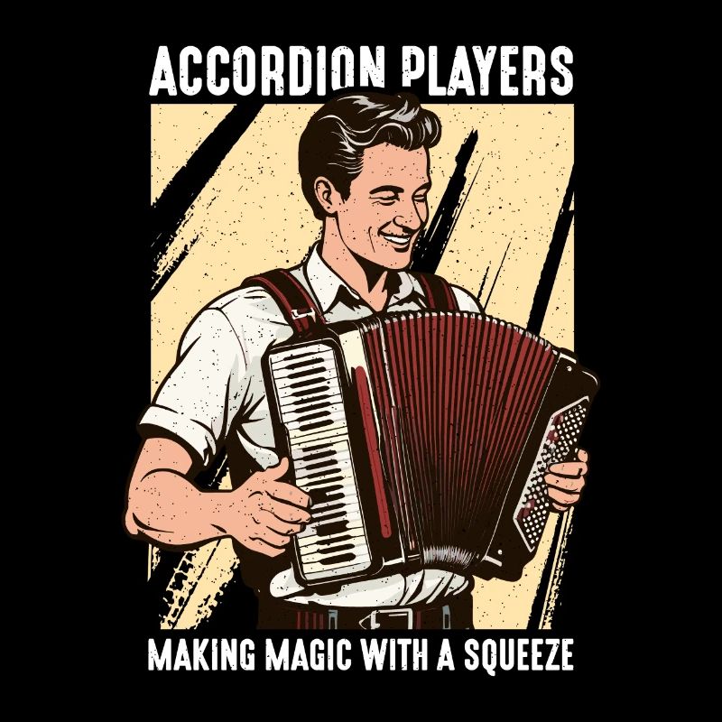 Accordéonistes fabriquant un instrument à vent magique