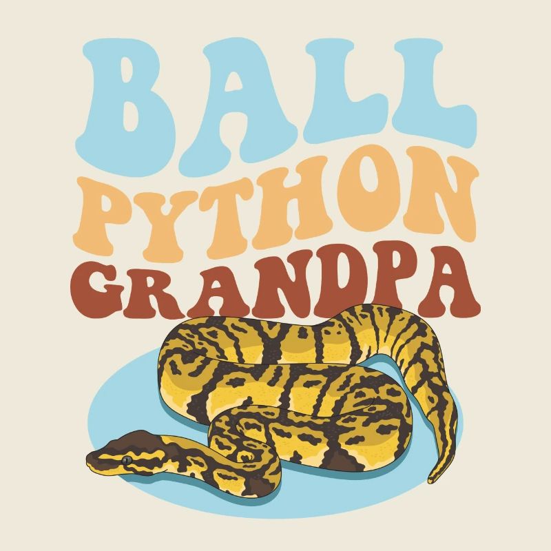 Roi Python Grand-père Python serpent cadeau