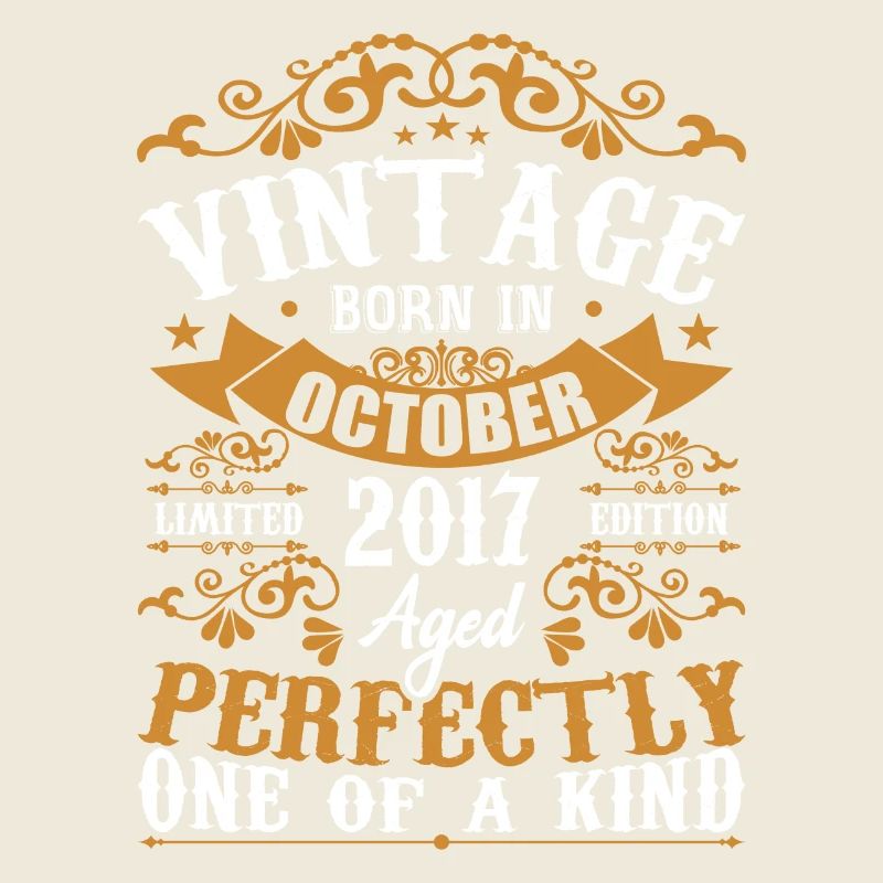 2017 Retro 2017 Octobre Anniversaire Octobre 2017