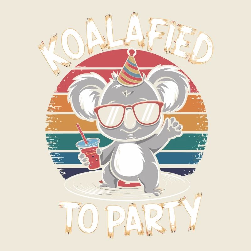 Koalafied pour célébrer le drôle de koala