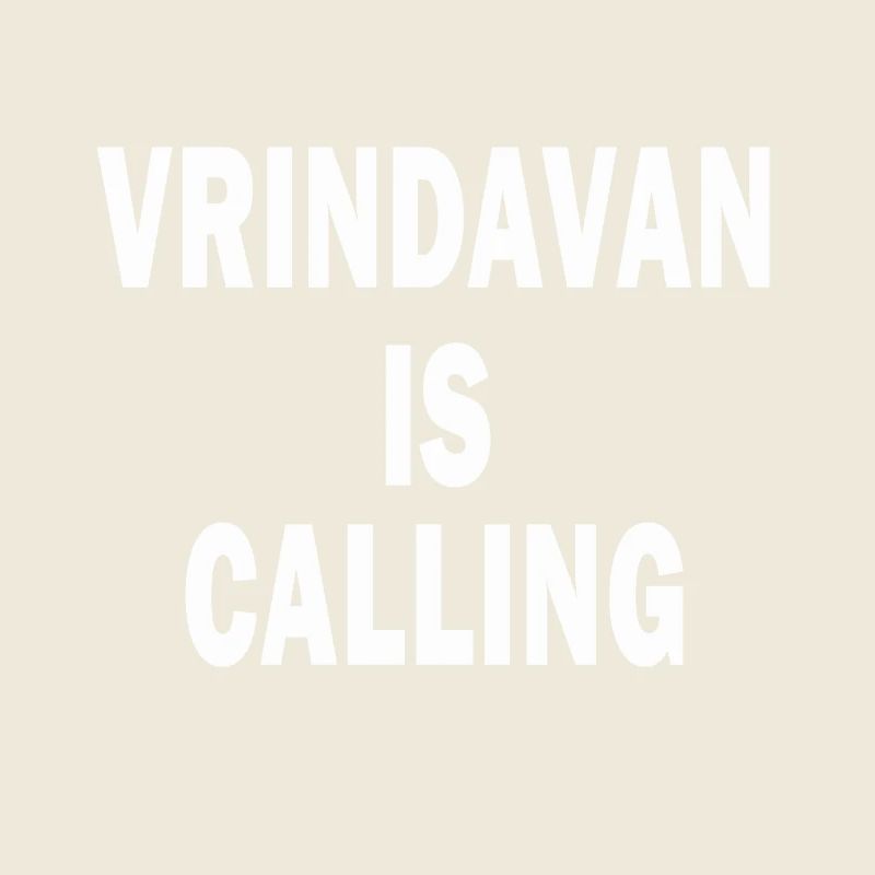 Vrindavan appelle T-Shirt Hare Krishna