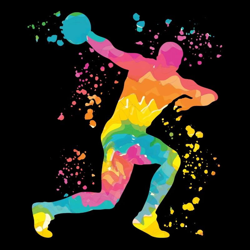 Diskuswerfer Colorsplash Diskuswurf