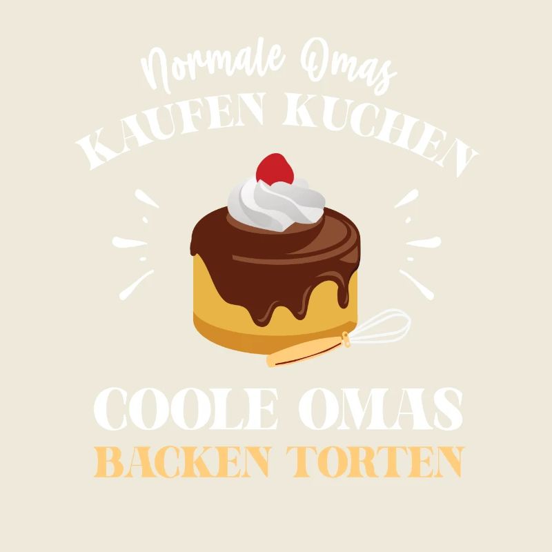 Oma Backen Bäckerin Großmutter Omas Kuchen