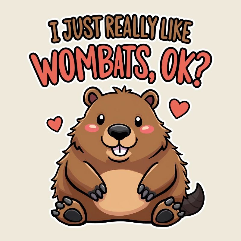 Wombat Spruch Australien Lustiges Wombats Geschenk