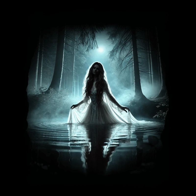 Ondine - un beau démon sort de l’eau